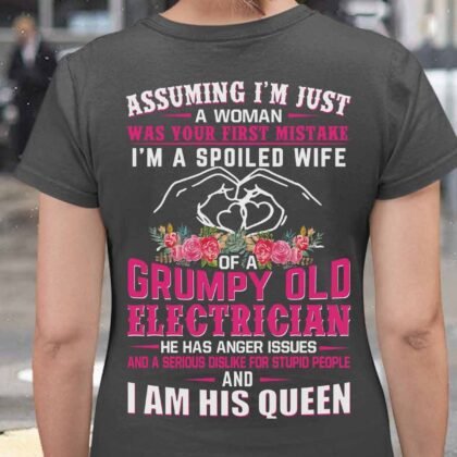 Grumpy Old Electrician T-Shirt