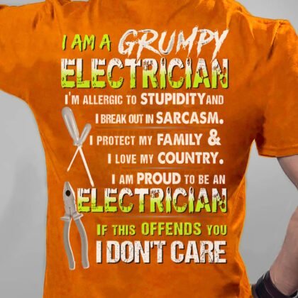 Grumpy Electrician T-Shirt