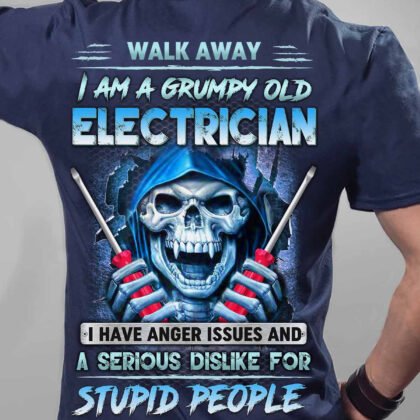 Grumpy Old Skull & Screwdriver T-Shirt