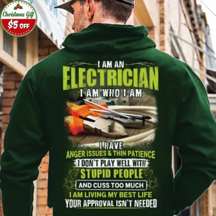 Green Pride Electrician Hoodie