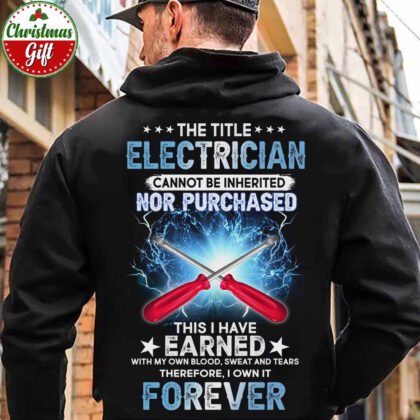 Own the Trade Black Electrician Hoodie