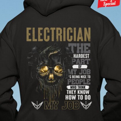 My Job, My Pride Electrician Hoodie