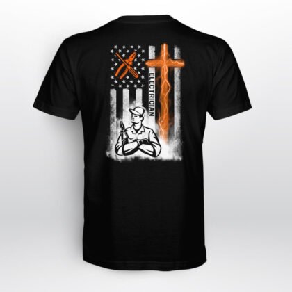 Flag Pride Electrician T-Shirt
