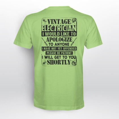 Vintage Humor Electrician T-Shirt