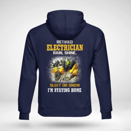 Cozy Retirement Electrician Hoodie